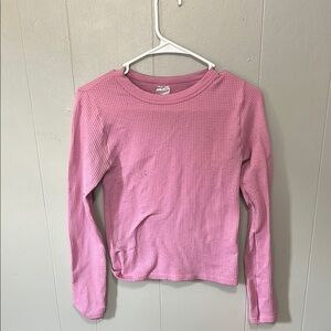 No Boundaries Pink Long Sleeve Tee